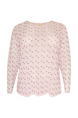 Casiopeia Gwenna mesh blouse navy blue