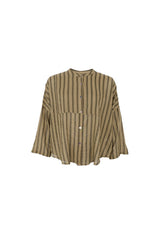 Black Colour Betsy shirt blouse lt army