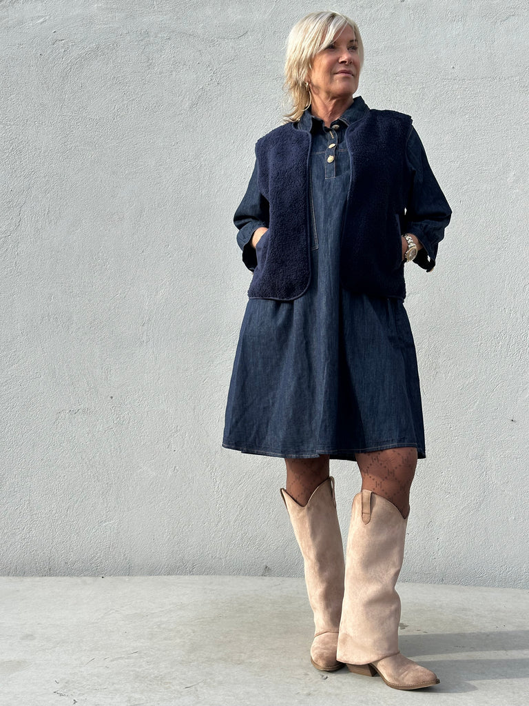 Gaspar Duffy waistcoat blue