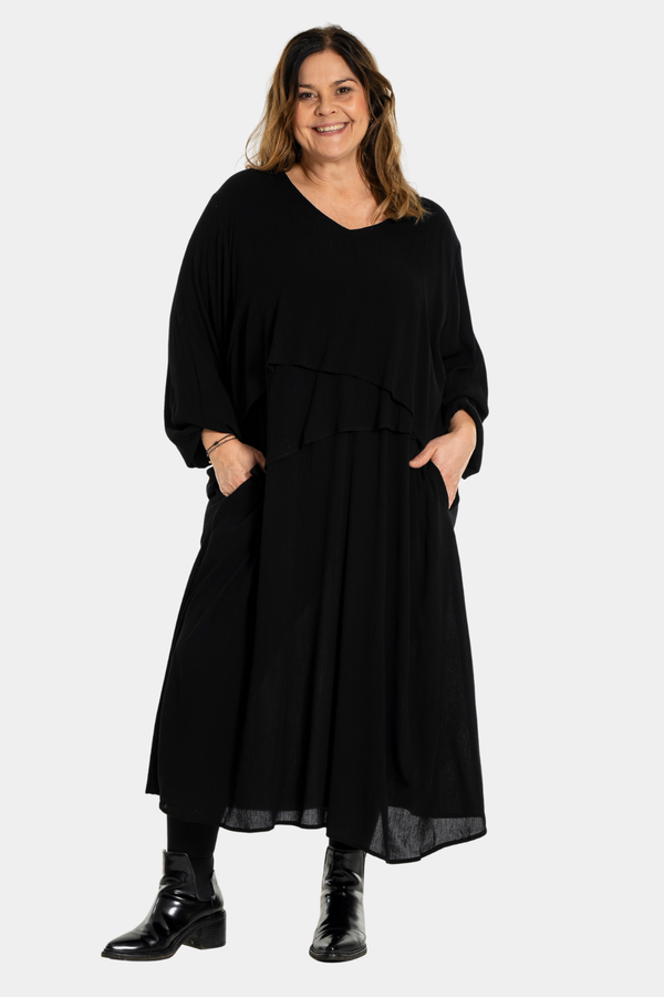Gozzip Aria dress black