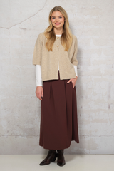 Prepair Naomi knit cardigan sand