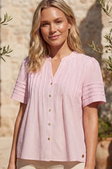 Prepair Grace blouse rosa stripe
