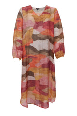 Black Colour Zella sheer dress burnt wine