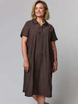Gozzip Viona dress brown