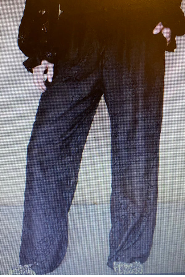 Love & Divine lace pants chokolate