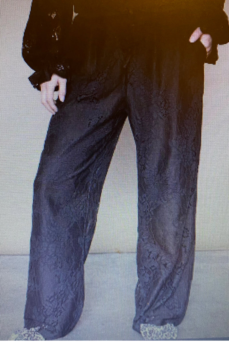 Love & Divine lace pants chokolate