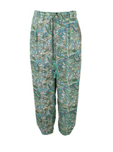 Black Colour  Luna barrel pant  sea green