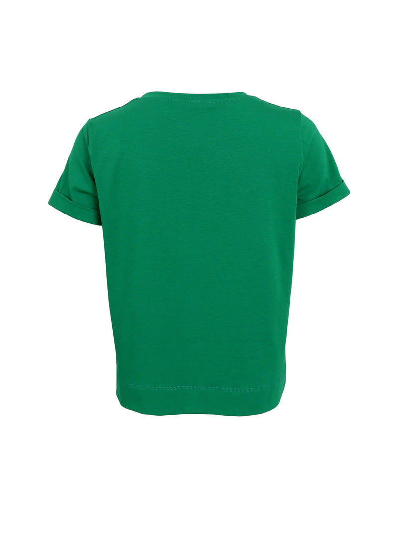 Black Colour May t-shirt grass green