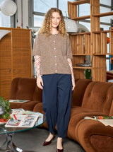 Black Colour Dell cardigan taupe