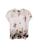 Black Colour Beatrix Blouse Natural
