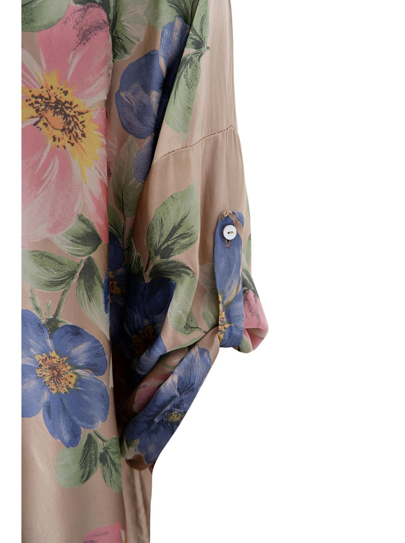 Black Colour Emme flower shirt frappe