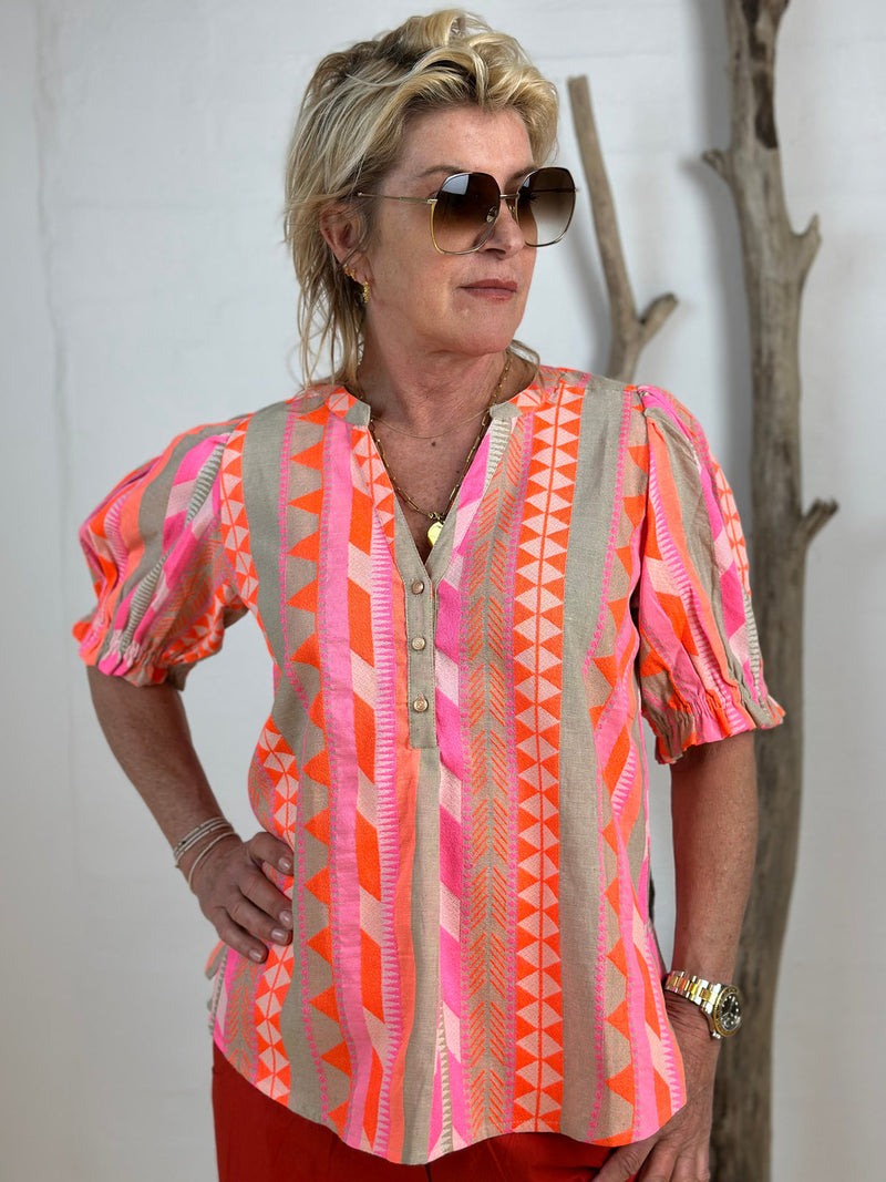 Gaspar Tunø blouse pink