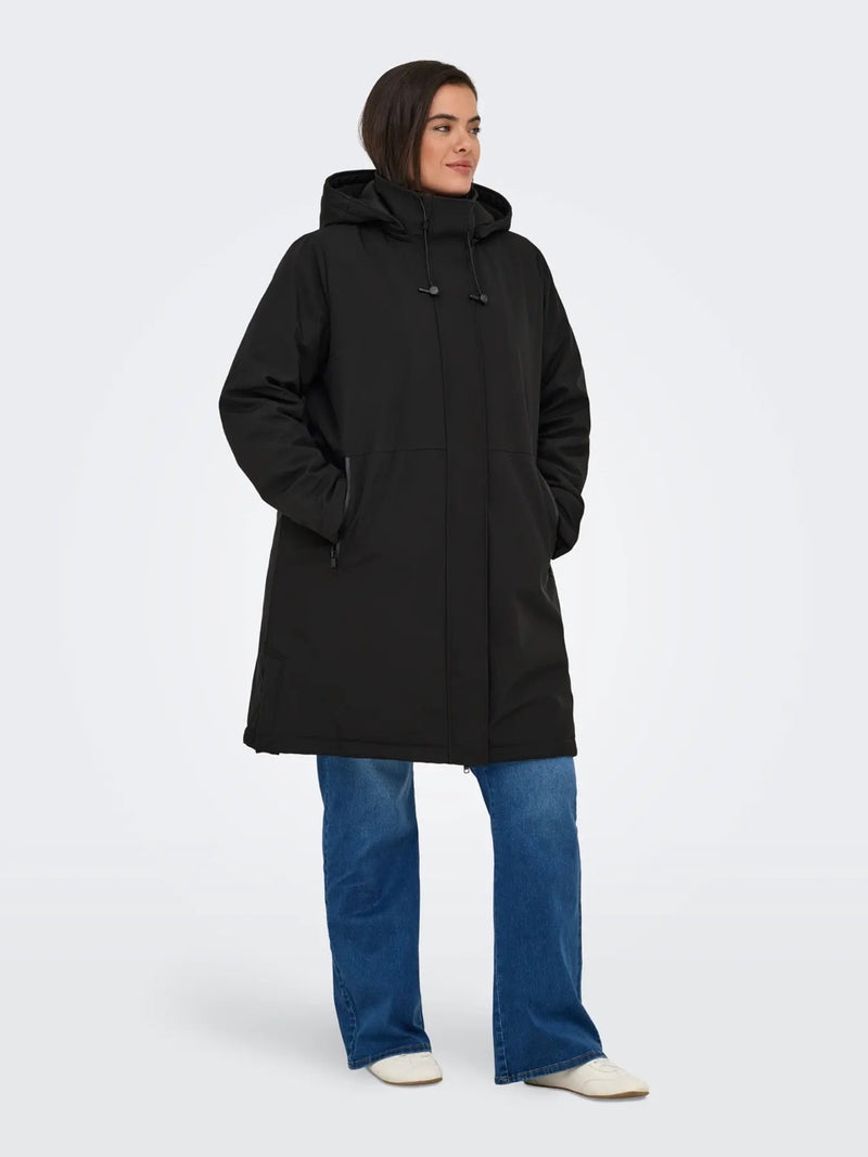 Only Carmakoma Kara life softshell/parka jacket black