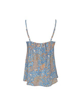 Black Colour  Luna Vea Strap Top Blue