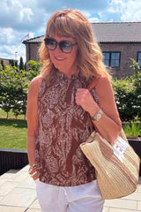 Three M Birgit Top Paisley
