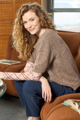 Black Colour Dell cardigan taupe
