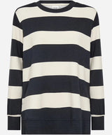 Wasabi Chaline 1 sweatshirt navy/offwhite stripe