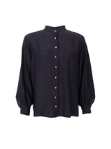 Black Colour Laurel shirt black