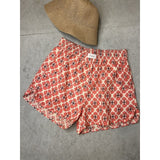 Gaspar Honolulu sporty shorts coral flower