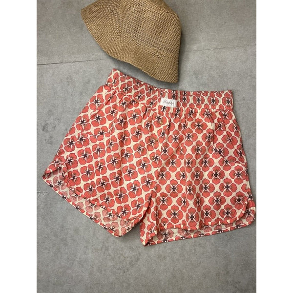 Gaspar Honolulu sporty shorts coral flower