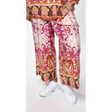 Gozzip Karina Pants Pink Print