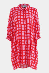 Gozzip Gerda oversized tunika pink/red