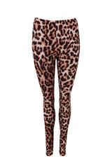 Black Colour Lynn leggings brown leo