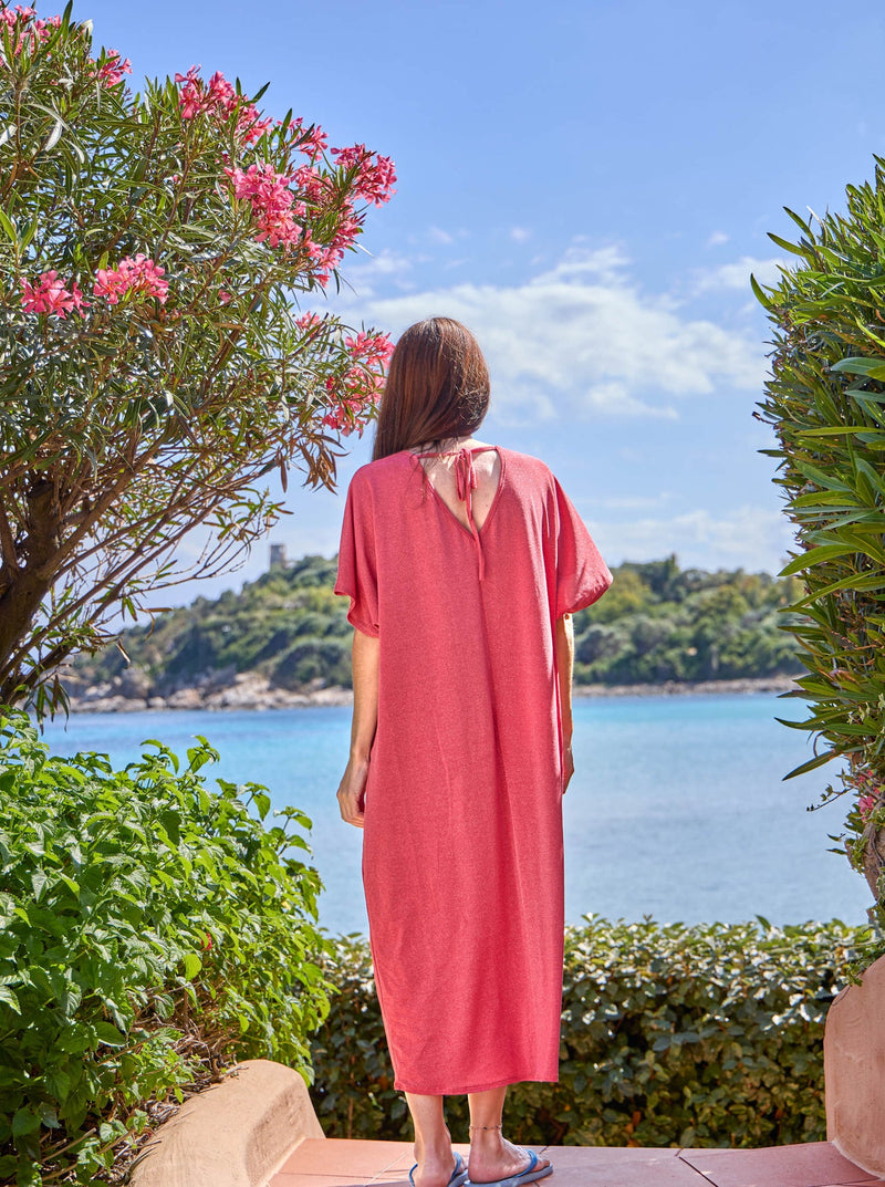 Black Colour Faye dress coral