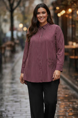 Cassiopeia Katilla Shirt Bordeaux Combi