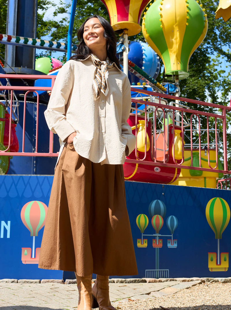Black Colour Abbie skirt camel