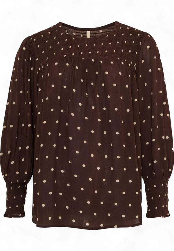 Ofelia Fira blouse brown
