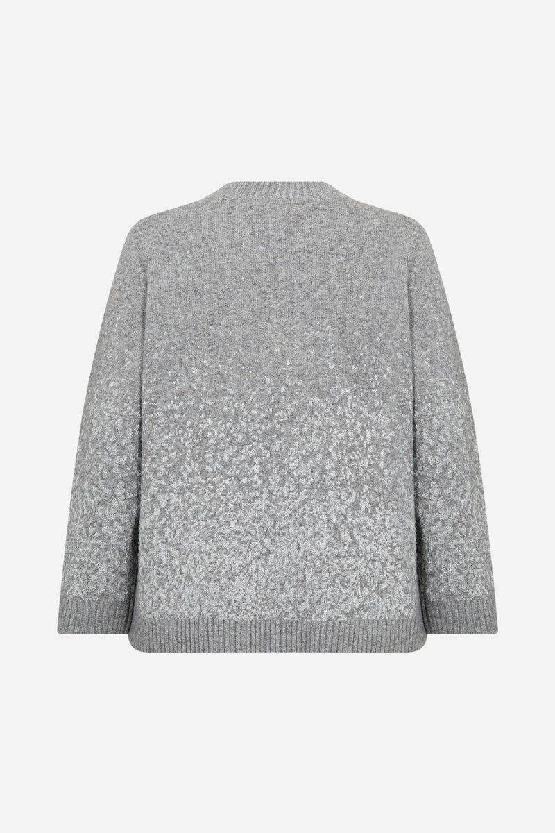 Wasabi Sylva 1 knit pullover grey melange