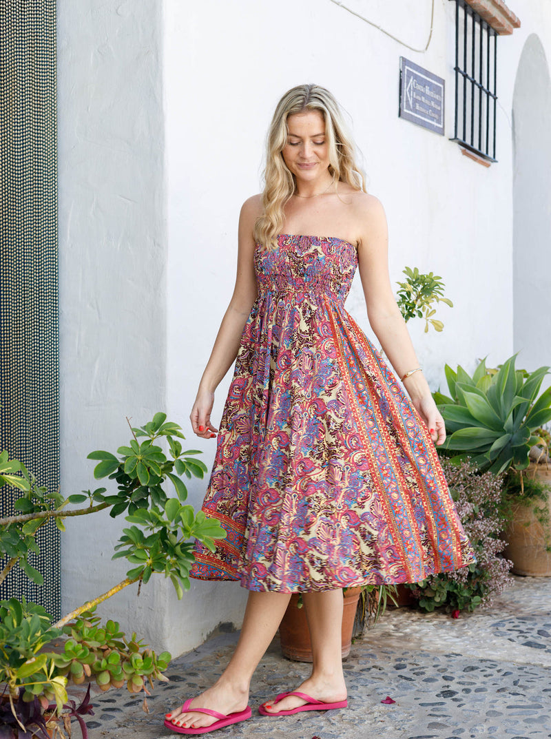 Black Colour  Luna wide smock skirt