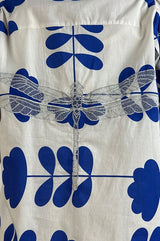 Gaspar Tunø print blouse blue