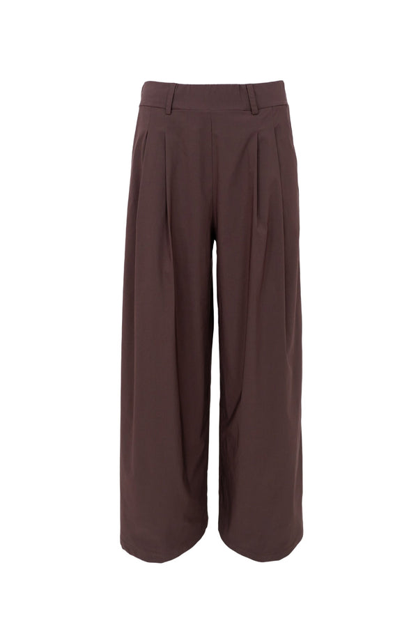 Black Colour  Davina wide leg pant coffee