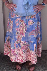 Three M ch2592 Skirt Blue