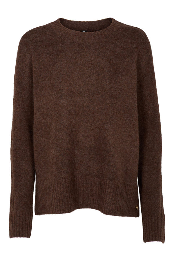 Prepair Zoe Knit Blouse Chokolate Brown