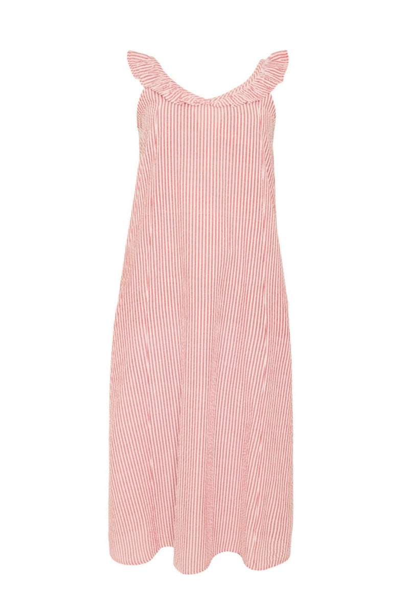 Ofelia Silke dress red stripe