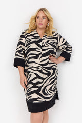 Wasabi Luana Dress Black/white