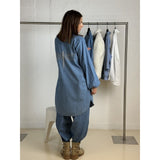 Gaspar Pisa Tunic Light Blue