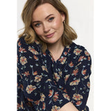 Gozzip Skuld tunic navy print