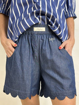 Gaspar Honolulu denim shorts dark blue