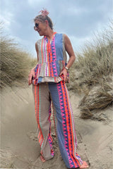 Gaspar Honolulu Jaquard pants multicolor