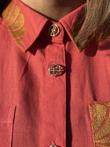 Gaspar Vigo jaquard coral