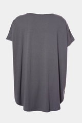 Gozzip Gitte t-shirt with print  charcoal