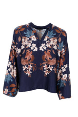 Black Colour Zendaya Blouse Blue