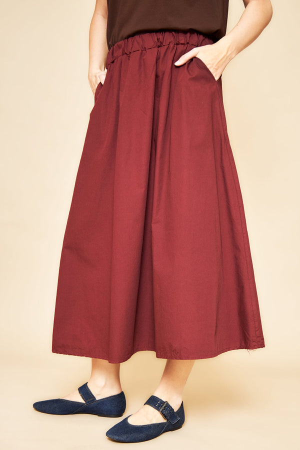 Black Colour Abbie skirt plum