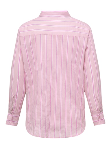 Only Carmakoma Kira life shirt pink stripe
