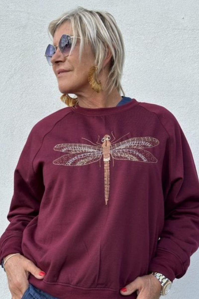 Gaspar Fanø sweatshirt bordeaux