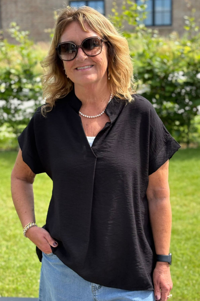 Three M Bella Shirt Black